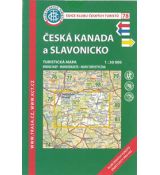 78 Česká Kanada a Slavonice TM50, KČT, turistická mapa