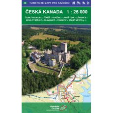 Česká Kanada 1:25 000, list 46, turistická mapa s letní a zimní nadstavbou, 2017, Geodézie On Line