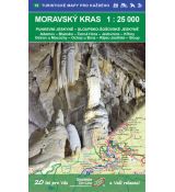 Moravský kras 1:25 000 (2020, 3. vydání, GOL_15); turistická mapa Geodézie On Line