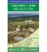 Brdy 1:25 000 CHKO (2020, 3.vydání, GOL_52); turistická mapa Geodézie On Line