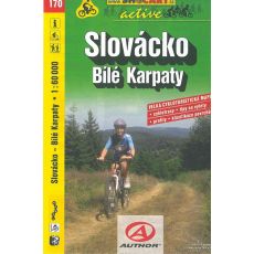 Slovácko - Bílé Karpaty,
1:60 000, SHOCART, cykloturistická mapa