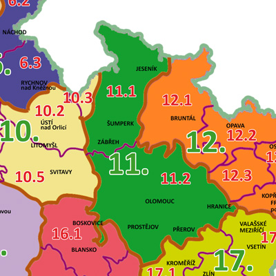 11. Střední Morava a Jeseníky (západ)