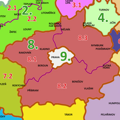 8. Střední Čechy
