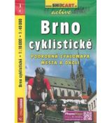 Brno cyklistické 1:18 000 a 1:40 000, podrobná cyklomapa města a okolí, Shocart