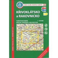 KČT 33 Křivoklátsko a Rakovnicko, turistická mapa 1:50 000