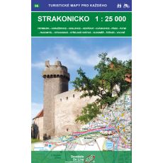 Strakonicko 1:25 000, turistická mapa, Geodézie On Line, 2017