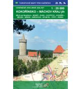 CHKO Kokořínsko - Máchův kraj 1:25 000 jih,  1:25 000, turistická mapa, Geodézie On Line, 2017
