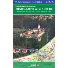 CHKO Křivoklátsko, část SEVER. Turistická mapa 1:25 000, Geodézie On Line, 2017