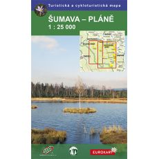 Šumava - Pláně 1:25 000, turistická mapa Geodézie On Line 2011, doprodej