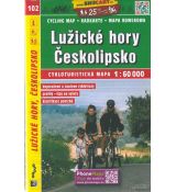 102 Lužické hory - Českolipsko 1:60 000, SHOCART, cykloturistická mapa