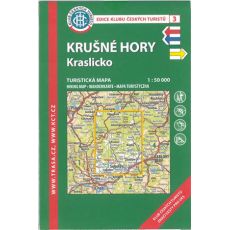 Krušné hory - Kraslicko 1:50 000, KČT, turistická mapa