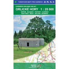 Orlické hory 1:25 000, podrobná turistická mapa Geodézie On Line, 3. vydání, červen 2017