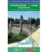 Podkrkonoší1:25 000, mapový list č. 62, Edice Turistické mapy pro každého, Geodézie On Line, 2017