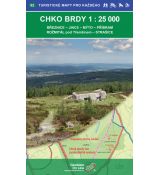 CHKO Brdy 1:25 000, 2. vydání, turistická a cykloturistická mapa - letní a zimní, 2017, Geodézie On Line, spol. s r.o.