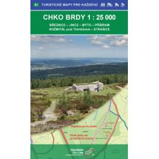 CHKO Brdy 1:25 000, 2. vydání, turistická a cykloturistická mapa - letní a zimní, 2017, Geodézie On Line, spol. s r.o.