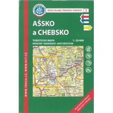 Ašsko a Chebsko 1:50 000, KČT, turistická mapa