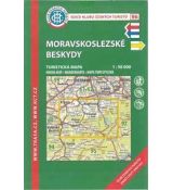 Moravskoslezské Beskydy 1:50 000, KČT, turistická mapa