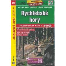 Rychlebské hory
Shocart 1:60 000, cykloturistická mapa