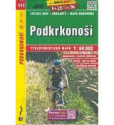 Podkrkonoší 1:60 000, SHOCART, cykloturistická mapa