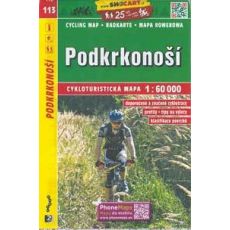 Podkrkonoší 1:60 000, SHOCART, cykloturistická mapa