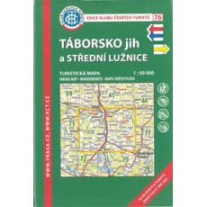 Táborsko jih a střední Lužnice 1:50 000, KČT, turistická mapa