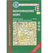 Novohradské hory 1:50 000, KČT, list 74,  turistická mapa