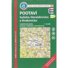 Pootaví 1:50 000, KČT, turistická mapa