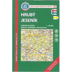 Hrubý Jeseník 1:50 000, KČT, list 55, turistická mapa