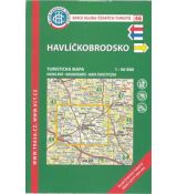 Havlíčkobrodsko 1:50 000, KČT, turistická mapa