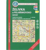 Želivka a Pelhřimovsko sever 1:50 000, KČT, turistická mapa
