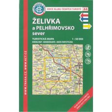 Želivka a Pelhřimovsko sever 1:50 000, KČT, turistická mapa