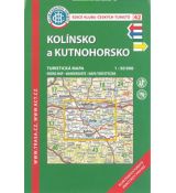 Kolínsko a Kutnohorsko 1:50 000, KČT, turistická mapa