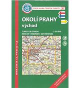 Okolí Prahy východ 1:50 000, KČT, turistická mapa