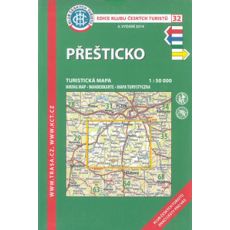 Přešticko1:50 000, KČT, turistická mapa