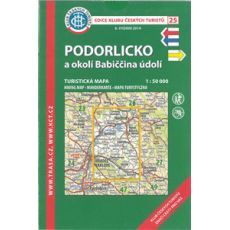 Podorlicko a okolí Babiččina údolí 1:50 000, KČT, turistická mapa