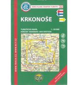 Krkonoše 1:50 000, KČT, turistická mapa