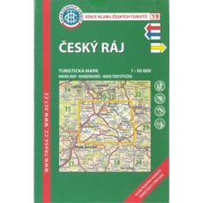 Český ráj 1:50 000, KČT, turistická mapa