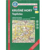 Krušné hory - Teplicko 1:50 000, KČT, turistická mapa