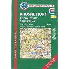 Krušné hory - Chomutovsko 1:50 000, KČT, turistická mapa