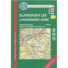 Slavkovský les a Mariánské Lázně 1:50 000, KČT, turistická mapa