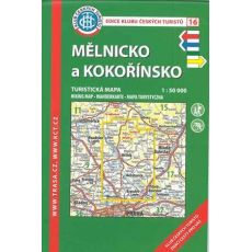 Mělnicko a Kokořínsko 1:50 000, KČT, turistická mapa