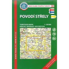 Povodí Střely 1:50 000, KČT, turistická mapa