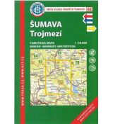 Šumava - Povydří 1:50 000, KČT, turistická mapa