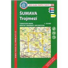 Šumava - Povydří 1:50 000, KČT, turistická mapa