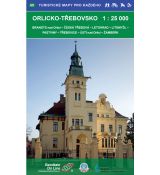 Orlicko - Třebovsko 1:25 000, 2. vydání 2017, Geodézie On Line, turistická, cykloturistická a lyžařská mapa