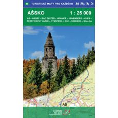 Ašsko 1:25 000, mapový list 49, Geodézie On Line, 1. vydání 2018