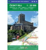 Podrobná mapa Český ráj 1:25 000, mapa Geodézie On Line, spol. s r.o., 2018