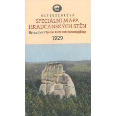 Matouschkova speciální mapa Hradčanských stěn 1929, skládaná