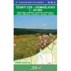 Český les - Domažlicko 1:25 000 (GOL_57), turistická mapa Geodézie On Line, 2019