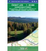 Český les - Horšovskotýnsko 1:25 000 (GOL_56), turistická mapa Geodézie On Line 2019